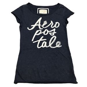 Aeropostale Blue Logo Tee